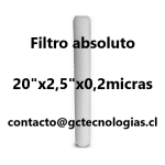 Filtro absoluto 20ing x 02mic