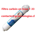 Filtro carbon T33 10