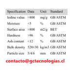 Carbon activo pellet 01
