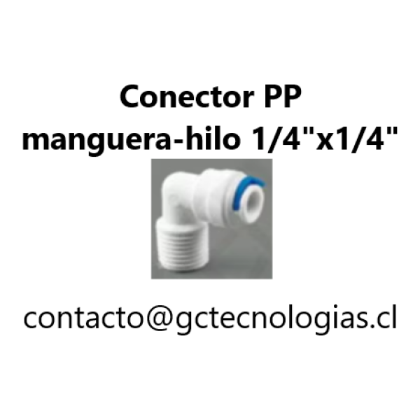 Conector manguera hilo